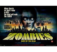 Casa Muro Stampa - Vintage Film Poster - Zombie Alba Di The Morti - A4,A3,A2,A1