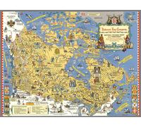 Casa Muro Stampa - Vintage Mappa Poster - Hudson Bay Company - A4,A3,A2,A1,A0