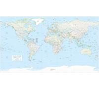 Casa Muro Stampa - Vintage Mappa Poster - Mondo Politica 2016 - A4, A3, A2, A1,