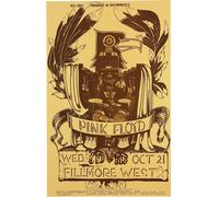 Casa Muro Stampa - Vintage Retrò Concert Poster- Pink Floyd - A4, A3, A2,