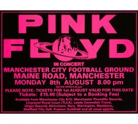 Casa Muro Stampa - Vintage Retrò Concert Poster- Pink Floyd - A4,A3,A2,A1