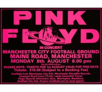 Casa Muro Stampa - Vintage Retrò Concert Poster- Pink Floyd - A4,A3,A2,A1