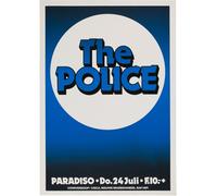 Casa Muro Stampa - Vintage Rétro Concert Poster - The Police -A4 ,A3,A2 ,A1