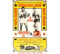 Casa Muro Stampa -vintage Sport Poster - Muhammad Ali Contro Chuvalo -A4 ,A3,A2,