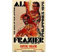 Casa Muro Stampa - Vintage SPORTS Poster -muhammad Ali V Joe Frazier- A4,A3,A2