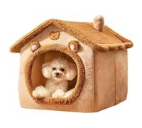 Casa per Cani Calda per Interni Letto Morbido per Animali Domestici Tenda per Cu