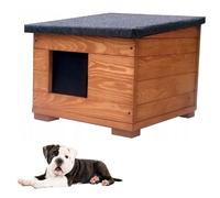 Casa Per Cani In Legno Impermeabile 50 X 45 X 41 CM