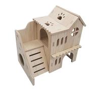 Casa per criceto con scala per salire,Casa labirinto per criceto, Cabina da gioco per arrampicata su criceto per animali domestici, stanza nascosta con scala, Grandi giocattoli da arrampicata