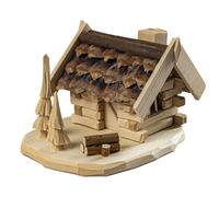 Casa Per Fumare Casa Fumigante 10,5x10x15cm NUOVO Figura Fumante