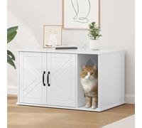 Casa per Gatti Bianco Lucido 85 x 55 x 50,5 cm