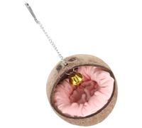 Casa per pappagalli con guscio di noce di cocco Nido da appendere per uccelli