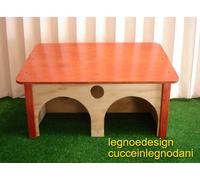 CASA PER TARTARUGHE TERRESTRI PORTICO CM 70X50X30H USO ESTERNO TRATTATA