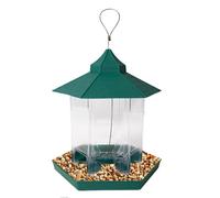 Casa Per Uccelli All'Aperto, Mangiatoia Per Uccelli All'aperto | Riparatore Alimentare Del Padiglione Di Alimentazione Trasparente | Stazione Di Grande Capacità Con 6 Porte Di Alimentazione Per Il