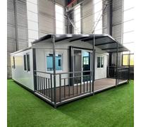 Casa piccola espandibile pieghevole modulare del contenitore della Camera | Fornisce aree dedicate per dormire, cucinare, fare il bagno e rilassarsi all'interno di un efficiente layout