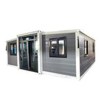 Casa pieghevole del contenitore, casa prefabbricata di installazione rapida con i materiali di Eco, uso triplo come ufficio o camper della residenza, dimensione standard di 20ft