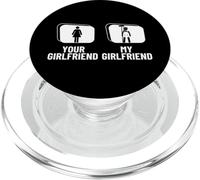 Casa Pittore La tua ragazza La mia ragazza Divertente Pittore PopSockets PopGrip per MagSafe