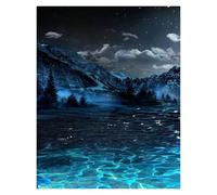 Casa Poster Decorativo Barca A Vela Sul Lago, Natura Morta, Stampa Su Tela, Senza Cornice, Poster Di Paesaggio Naturale Montano, Dipinti Da Parete Per La Casa(B,40x60cm)