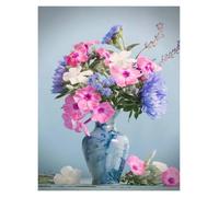 Casa Poster Decorativo Fiori E Foglie, Arte Murale Botanica, Stampa Minimalista Su Tela, Poster Per Soggiorno, Arredamento Moderno La Casa(B,50x70cm)