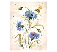 Casa Poster Decorativo Fiori E Foglie, Arte Murale Botanica, Stampa Minimalista Su Tela, Poster Per Soggiorno, Arredamento Moderno La Casa(O,40X50cm)