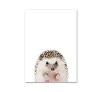 Casa Poster Decorativo Poster E Stampe Nordici Elefante Zebra Giraffa Panda Koala Animali Arte Murale Tela Dipinti Immagini Murali Decorazioni per La Cameretta dei Bambini(N,30x40cm)