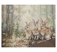 Casa Poster Decorativo Stampe Su Tela Di Quadri Vintage Con Paesaggi Di Fattoria, Prateria, Fauna Selvatica, Quadri Da Parete, Decorazioni Per La Casa, Soggiorno(D,40X50cm)