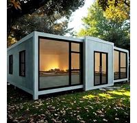 Casa prefabbricata espandibile del contenitore 20ft 40ft Villa modulare delle case minuscole per vivere per gli adulti Design della casa pieghevole 2-4 camere da letto Spazio abitativo