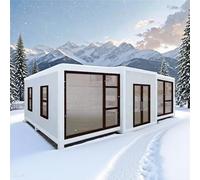 Casa prefabbricata piccola in vendita 20FT 40FT Casa piccola pieghevole con due camere da letto un bagno completamente attrezzato e cucina contenitore espandibile Casa per adulti Casa modulare