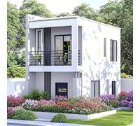 Casa prefabbricata prefabbricata portatile portatile del contenitore prefabbricato pieghevole della casa del contenitore modulare della casa per gli adulti per uso di soggiorno, ufficio, affitto o