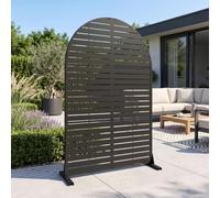 casa.pro Pannello Divisorio Decorativo Acciaio 180 x 120 cm Nero
