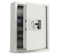 casa pura Cassaforte con serratura elettronica, cassetta portachiavi per 71 chiavi, cassaforte con portachiavi, materiale di fissaggio e chiavi di emergenza