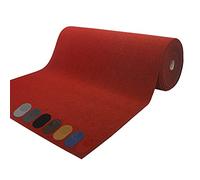 casa pura Passatoia al Metro Anti-Sporco - Hong Kong - Tappeto Entrata Interno Asciugapassi - Moquette a Pelo Corto - Molte Misure - Rosso - 100 x 100 cm