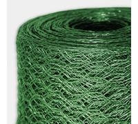 Casa Pura Rete in Ferro Verde a Maglia Esagonale PVC Per Coniglio 50/75/100 cm