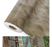 Casa Pura® Rivestimento per pavimento Beige Sabbia in PVC extra resistente all'abrasione (espanso) - Stampa fotografica spiaggia di sabbia - Superficie strutturata - Venduto al metro (100 x 150 cm)