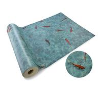 casa pura - Rivestimento per pavimento in PVC, effetto 3D, pellicola in vinile per mobili e pavimenti, originale, rotolo antiscivolo per cucina, bagno, ufficio, effetto carpa Koi (200 x 300 cm)