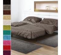 Casa Pura Sphinx Bordo Letto 3 Pezzi Set Runner Pelo Lungo 67 x 140/250 cm