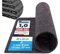 casa pura Tappetino antivibrazione, ad alta efficienza, per lavatrici e altoparlanti, ritagliabile, prodotto di qualità dalla Germania (125 x 600 cm, 20 mm)