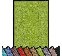 casa pura - Tappetino per Ingresso da interno Rhine tappetino antiscivolo e antipolvere, zerbino d'ingresso per interni, zerbino lavabile e ultra assorbente - Verde Limone - 200 x 200 cm