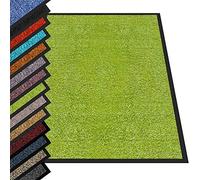 casa pura - Tappetino per Ingresso da interno Rhine tappetino antiscivolo e antipolvere, zerbino d'ingresso per interni, zerbino lavabile e ultra assorbente - Verde Limone - 120 x 600 cm