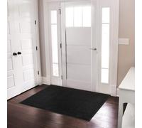 casa pura - Tappetino per Ingresso da interno Rhine tappetino antiscivolo e antipolvere, zerbino d'ingresso per interni, zerbino lavabile e ultra assorbente - nero, 200 x 300 cm
