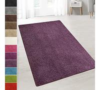 casa pura Tappeto da soggiorno lilla soffice, 80 x 250 cm, morbido tappeto decorativo per camera da letto, cameretta dei bambini, corridoio con fondo antiscivolo, Shaggy a pelo alto Barcellona