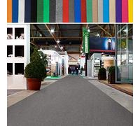 casa pura Tappeto Messet fino a 40 m di lunghezza - ignifugo - tappeto di avvento, tappeto VIP - Prodotto per uso privato e commerciale., Polipropilene, grigio., 2 m x 3 m