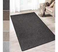 casa pura Tappeto passatoia Carlton, in tessuto piatto, motivo discreto, disponibile in diverse misure, come runner da cucina, corridoio (antracite, 100 x 200 cm)