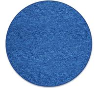 casa pura Tappeto rotondo, diametro 160 cm, blu scuro, antiscivolo e piatto, per corridoio, soggiorno, cucina, camera da letto, ideale anche come base per sedia da scrivania, Londra