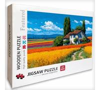 Casa Puzzle 4000 Pezzi Adulti, Campo Puzzle Legno con Scatola 141x87cm, Idea Regalo Uomo e Donna, Divertimento Per Adulti, per Gioco Familiar, Giochi di Sfida, Squisita confezione Regalo, G-1688