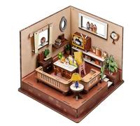 Casa Puzzle In Legno 3D - Modello Architettonico In Miniatura, Giocattolo Da Assemblare Fatto A Mano | Puzzle Educativo Di Ragionamento Spaziale Per Ragazzi, Ragazze, Bambini, Studenti, Adolescenti, C