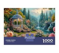 Casa rustica 1000 Pieces Sturdy Paper Board Gazebo giardino Jigsaw Puzzles for Teens Digital Detox Home Decor Recycled Cardboard 52x38cm/1000pcs