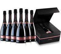 Casa Sant'Orsola - Prosecco D.O.C. Rosè Brut Millesimato LX in Box, da Uva Glera e Pinot Nero, Gusto Fresco con Note Fruttate, 6x750 ml