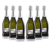 Sant'Orsola - Vino Cuvèe Prestige Blanc de Blancs Extra Dry 11%, da Prestigiosa Uva Bianca Italiana, Gusto Secco con Note Fruttate, 6x750 ml