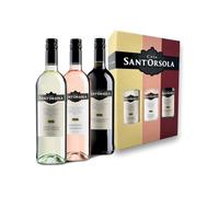 Casa Sant'Orsola - Vino in Confezione Regalo, Pinot Grigio D.O.C. delle Venezie, Bardolino DOC Chiaretto, Montepulciano d'Abruzzo D.O.C., Gusto Armonico, 3x750 ml