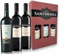 Casa Sant'Orsola - Vino Rosso Confezione Regalo, Barolo D.O.C.G. Siglati, Chianti D.O.C.G., Montepulciano d'Abruzzo D.O.C., Gusto Secco, 3x750 ml